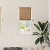 vidaXL Store enrouleur avec des rideaux Marron 60 x 160 cm Bambou