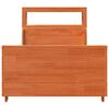 vidaXL Cadre de lit sans matelas cire marron 90x200 cm bois pin massif