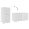 vidaXL Ensemble de meubles TV 5 pcs Blanc Bois d'ingénierie