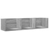 vidaXL Armoire murale sonoma gris 75x18x16,5 cm bois d'ing&eacute;nierie