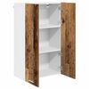vidaXL Armoire suspendue avec stockage Bois ancien 60 x 31 x 100 cm