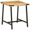 vidaXL Table d&rsquo;appoint 45x45x50 cm bois massif de manguier et fer
