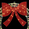 vidaXL Couronne avec 150 LED Blanc chaud 121 x 121 x 10 cm PET