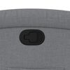 vidaXL Fauteuil inclinable gris clair tissu