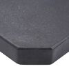 vidaXL Plaque de poids de parasol Noir Granite Carr&eacute; 25 kg