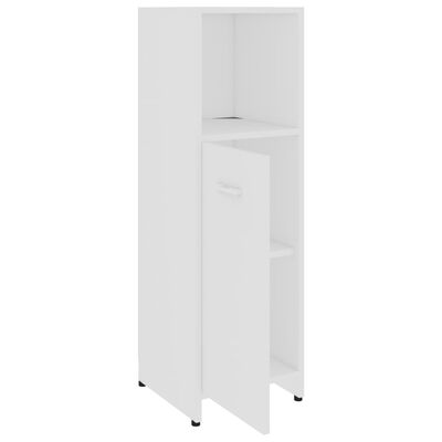 vidaXL Ensemble de meubles de salle de bain 3pcs Blanc Bois ingénierie