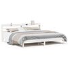 vidaXL Cadre de lit sans matelas blanc 180x200 cm bois massif de pin