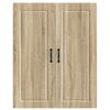 vidaXL Armoire de cuisine avec &eacute;tag&egrave;re Ch&ecirc;ne Sonoma 80 x 31 x 100 cm