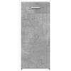 vidaXL Buffet gris b&eacute;ton 40x42,5x93 cm bois d'ing&eacute;nierie