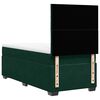 vidaXL Sommier &agrave; lattes de lit avec matelas Vert fonc&eacute; 100x200 cm
