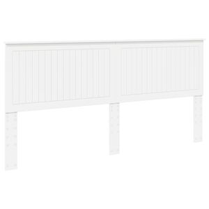 vidaXL T&ecirc;te de lit Blanc Bois d'ing&eacute;nierie