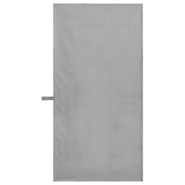 vidaXL Serviettes de sport 2 pcs Gris fonc&eacute; 100 x 50 cm