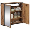 vidaXL &Eacute;tag&egrave;re Murale avec &eacute;tag&egrave;re Bois ancien 65 x 20 x 60 cm