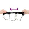 vidaXL Crampons pour chaussures Noir M