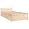 vidaXL Cadre de lit sans matelas avec tiroirs