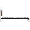 vidaXL Cadre de lit sans matelas 107x203 cm ch&ecirc;ne marron
