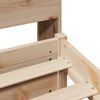 vidaXL Lit biblioth&egrave;que sans matelas 75x190 cm bois de pin massif
