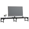vidaXL Support de moniteur noir 105x23x15,5 cm bois d'ing&eacute;nierie