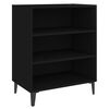 vidaXL Buffet noir 57x35x70 cm bois d&rsquo;ing&eacute;nierie