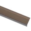 vidaXL Nez de marche Forme en L 5 pcs Aluminium 100 cm Marron