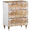 vidaXL Buffets 3 pcs 60x33,5x75 cm bois de manguier massif