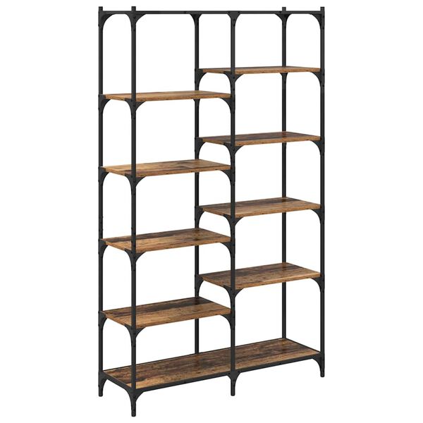 vidaXL &Eacute;tag&egrave;re Bois ancien 100 x 32 x 170 cm Bois d'ing&eacute;nierie