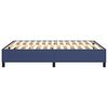 vidaXL Cadre de lit bleu 140x200 cm tissu