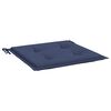 vidaXL Coussins de palette lot de 6 bleu marine 40x40x4cm tissu oxford