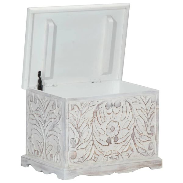 vidaXL Bo&icirc;te de rangement 58x40x40 cm Bois d'acacia solide