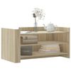 vidaXL Table basse ch&ecirc;ne sonoma 100x50x50 cm bois d'ing&eacute;nierie
