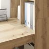 vidaXL Bureau Ch&ecirc;ne artisanal 122 x 67 x 145 cm Bois d'ing&eacute;nierie