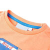 T-shirt pour enfants avec manches courtes orange n&eacute;on 140
