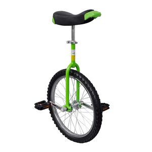 vidaXL Monocycle r&eacute;glable Vert 20 pouces