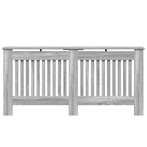 vidaXL Cache-Radiateur Gris Sonoma 172 x 19 x 81,5 cm