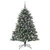 vidaXL Sapin de Noël artificiel avec 150 LED Vert 105 x 105 x 150 cm