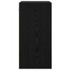 vidaXL Armoire suspendue avec &eacute;tag&egrave;re Ch&ecirc;ne noir 40 x 29,5 x 60 cm