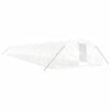 vidaXL Serre avec cadre en acier blanc 120 m&sup2; 24x5x2,3 m