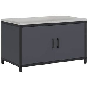 vidaXL Meuble de rangement de cuisine HATTEM Anthracite Acier