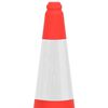 vidaXL C&ocirc;nes de signalisation r&eacute;fl&eacute;chissants &agrave; base lourde 4 pcs 75 cm
