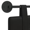 vidaXL T&ecirc;te de lit suspendue Noir 100 x 55 x 5 cm Simili cuir