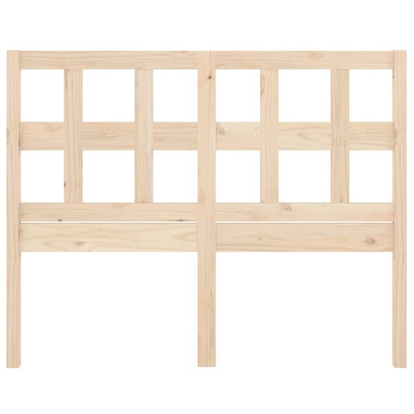 vidaXL T&ecirc;te de lit 140,5x4x100 cm Bois massif de pin