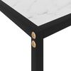 vidaXL Table console Blanc 80x35x75 cm Verre tremp&eacute;