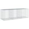 vidaXL Panier gabion avec couvercle 300x100x100 cm fer galvanis&eacute;