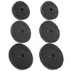 vidaXL Plaques de poids 6 pcs 30 kg B&eacute;ton