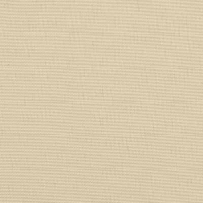 vidaXL Coussins de palette lot de 2 beige 50x50x7 cm tissu oxford