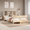 vidaXL Lit biblioth&egrave;que sans matelas 120x190 cm bois de pin massif