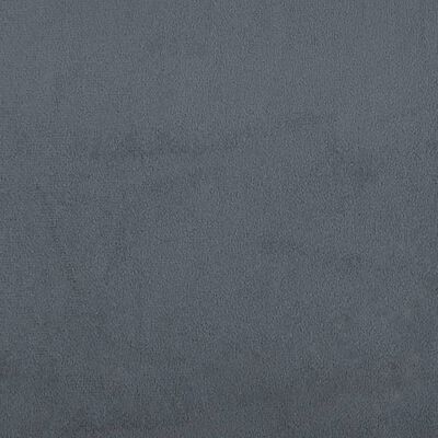 vidaXL Banc avec coussins gris foncé 120,5x65x75 cm velours