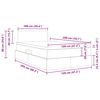 vidaXL Lit avec rangement et matelas Gris fonc&eacute; 120 x 200 cm