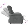 vidaXL Fauteuil inclinable Gris fonc&eacute; Tissu