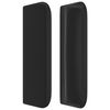 vidaXL T&ecirc;te de lit avec oreilles noir 103x16x78/88 cm similicuir